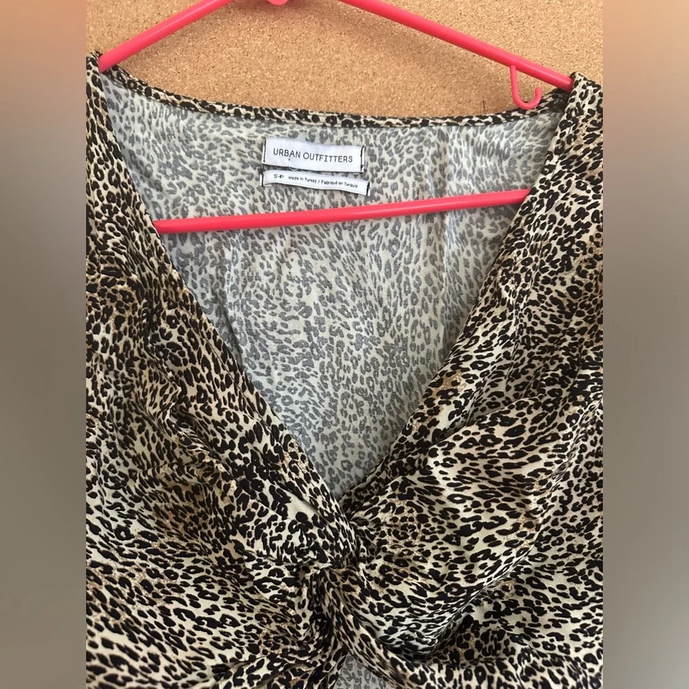 UO Animal Print Long Sleeve